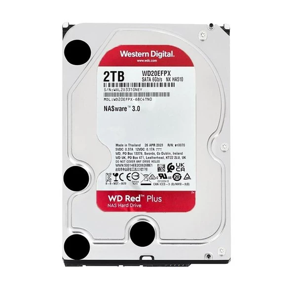 Wd 2Tb Wd20Efpx Red 3.5" 5400Rpm 64Mb Sata3 Nas Disk
