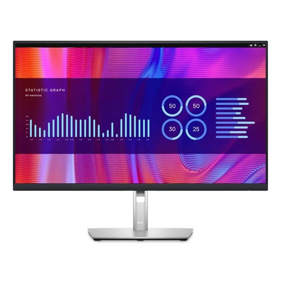 Dell 27" P2723DE Ips 2560x1440 8Ms Hdmi Dp Usb-C Siyah Led Monitör