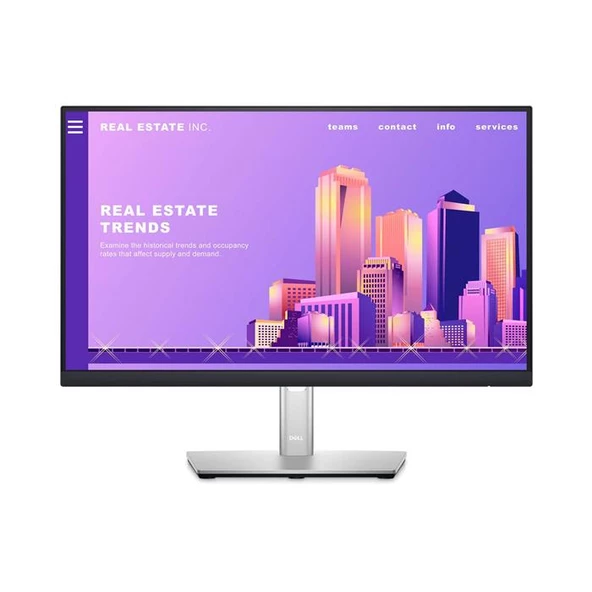 Dell 21.5" P2222H 1920X1080 5Ms 60Hz Ips Dp/Hdmi/Vga Sıyah +Vesa