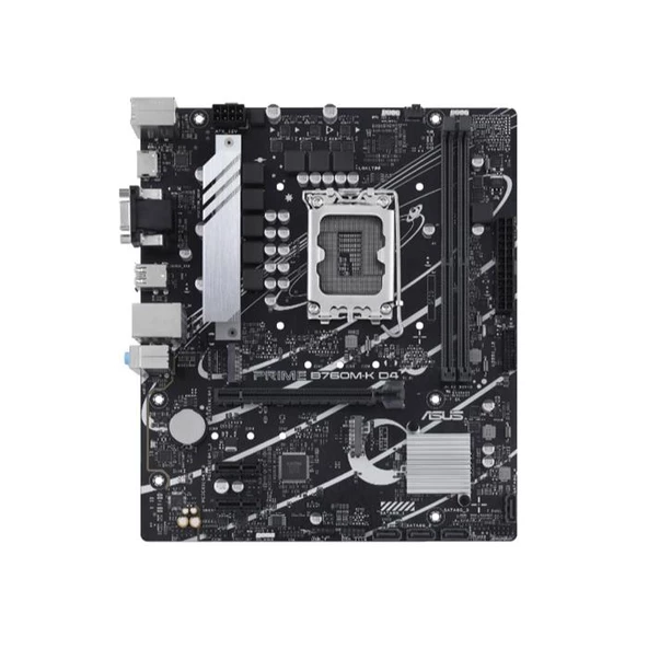 Asus Prıme B760M-K D4  B760 Ddr4 M.2  Hdmı/Vga  Pcı 4.0 1700P Anakart - 2