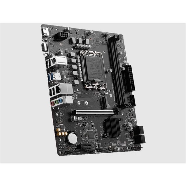 Msı Pro H610M-E Ddr4 Soket 1700 Ddr4 3200(Oc) Hdmı Vga M.2 Usb3.2 1X 1G Lan Matx - 2