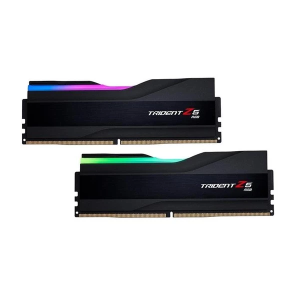 Gskıll F5-5600J2834F32Gx2-Tz5Rk 64Gb (2X 32Gb) Ddr5 5600Mhz Cl28 Rgb Dual Kıt Pc Ram Trıdent Z5