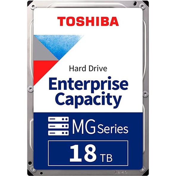 Toshıba Mg09Aca18Te Mg Series 3.5" 18Tb 7200Rpm 512Mb Sata Enterprise 7/24 Harddisk