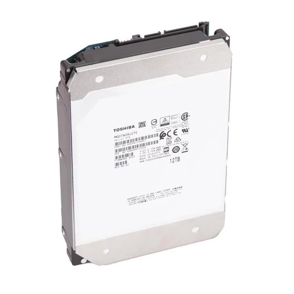 Toshiba 12TB MG07ACA12TE 3.5" S300  3.5 7200 SATA 6Gbit-s 256MB 512e MG 7-24 SATA Harddisk - Resim 2