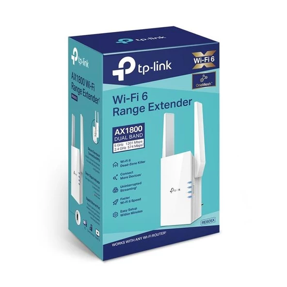 Tp-Link Re605X Ac1800 Wi-Fi Menzil Genisletici