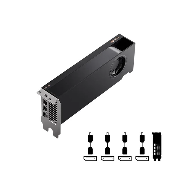 Pny Quadro Rtx A2000 12Gb Gddr6 192Bit 4Mdp Vcnrtxa2000-12Gb-Sb - 2