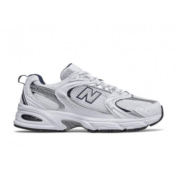 New Balance 530 White Silver Navy