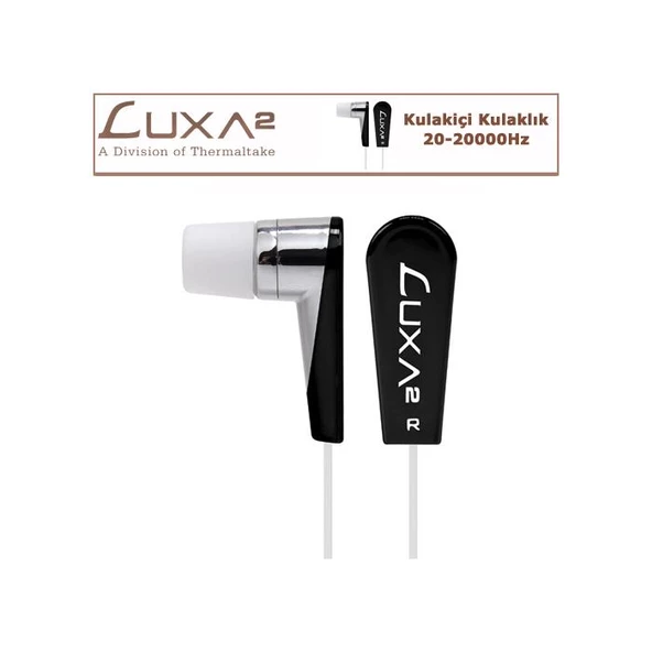 LUXA2 F2 Kulak İçi Kulaklık - Siyah LHA0010-A