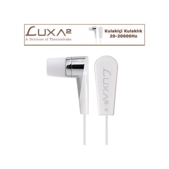 LUXA2 F2 Kulak İçi Kulaklık - Beyaz LHA0010-B