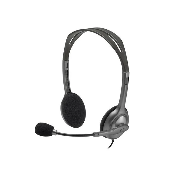 Logitech H111 Mic. Kulaklık Tek Jak 981-000593 Siyah