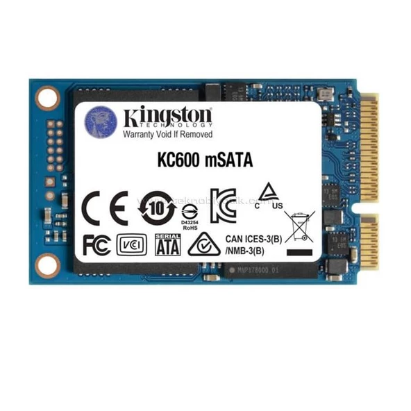 Kingston 512Gb Kc600 Msata 550/500Mb Skc600Ms/512G - 1