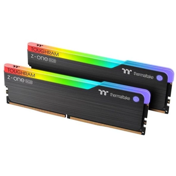 Thermaltake TOUGHRAM Z-ONE RGB Siyah DDR4-3200Mhz CL16 16GB (2X8GB) Dual Bellek Kiti R019D408GX2-3200C16A ürün görseli 1