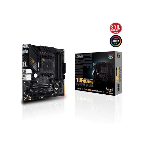 Asus Tuf Gaming B550M-Plus AMD AM4 3.Nesil DDR4 DP HDMI Anakart