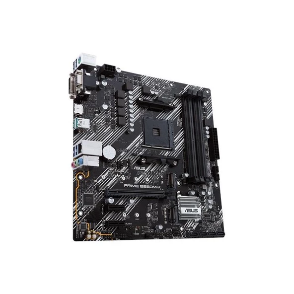 Asus Prime B550M-K AMD AM4 3.Nesil DDR4 VGA DVI HDMI Anakart - 3