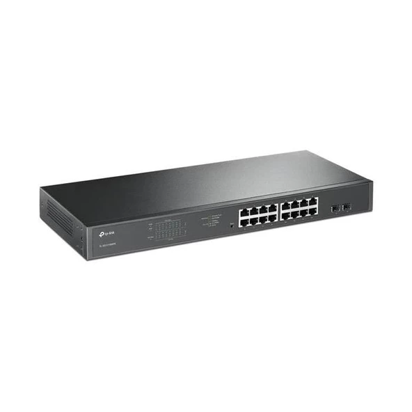 Tp-Link TL-SG1218MPE 18 Port 10-100-1000 Poe+ Switch 2 Port SFP Çelik Kasa Rack Mount