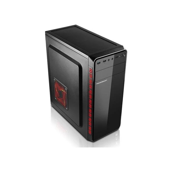 PowerBoost VK-1625 350w USB 3.0 ATX Shiny Piano Siyah Kasa VK-1625