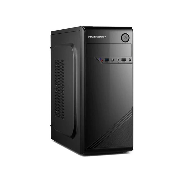 PowerBoost VK-1621 400w USB 3.0 ATX Shiny Piano Siyah Kasa VK-1621