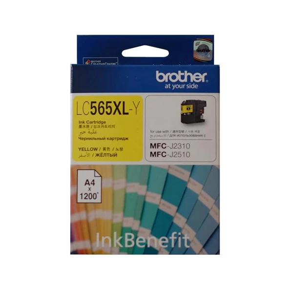 Brother Lc565Xly Sarı 1200 Sayfa Kartus Mfc-J3720