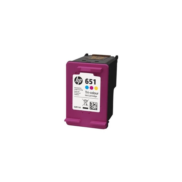 HP 651 Color Renkli Kartuş C2P11AE