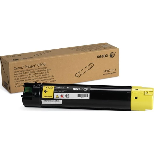 Xerox 106R01513 Phaser 6700 Standart Kapasite Yellow Sarı Toner 5.000 Sayfa ürün görseli 1