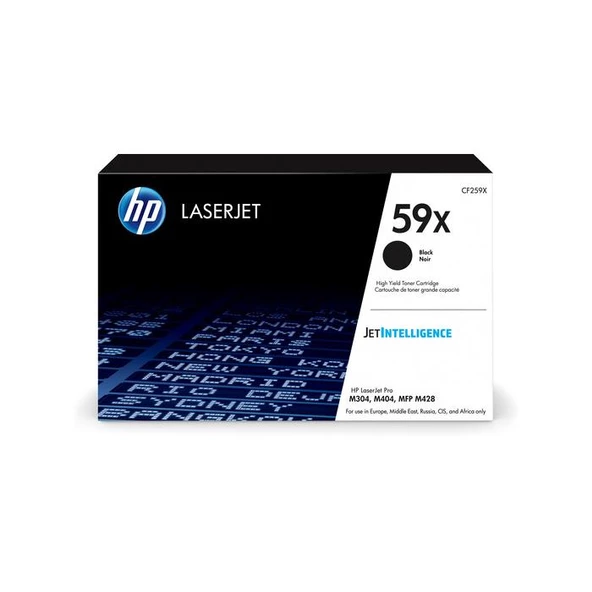 HP 59X Black Siyah 10.000 Sayfa Yüksek Kapasite Toner CF259X