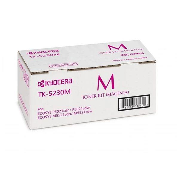 Kyocera TK-5230M Magenta Kırmızı Orjinal Fotokopi Toneri Ecosys M5521cdn-5521cdw P5021cdn-5021cdw 2. ürün görseli 1