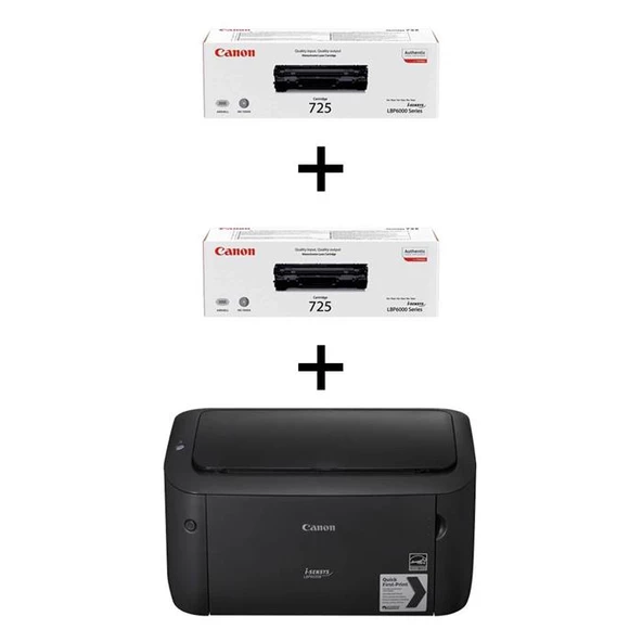 Canon Mono Laser Yazıcı LBP6030B +2 Toner Siyah