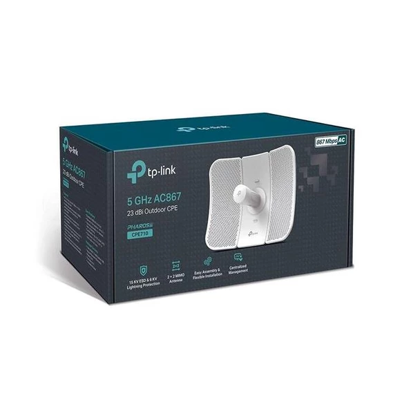 TP-Link CPE710 5Ghz 867Mbps 23 dBi Dış Access Poınt