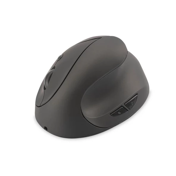 DA-20155 Kablosuz Ergonomik Opt. Mouse, 6 Düğmeli, 2.4GHz, şarj edilebilir batarya, siyah renk, USB nano alıcı ve 3.5" şarj edilebilir kablo dahil