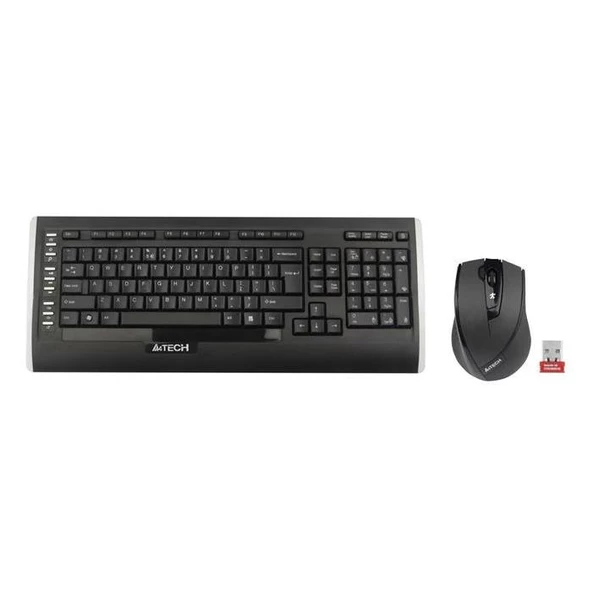 A4 Tech 9300F Q Mm Kablosuz Klavye Mouse Set