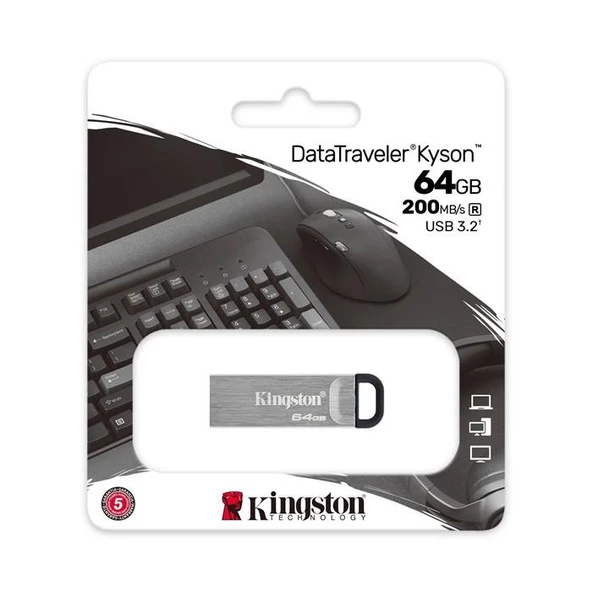 Kingston DTKN/64GB 64GB DT Kyson Usb 3.2 Gen1 - 1