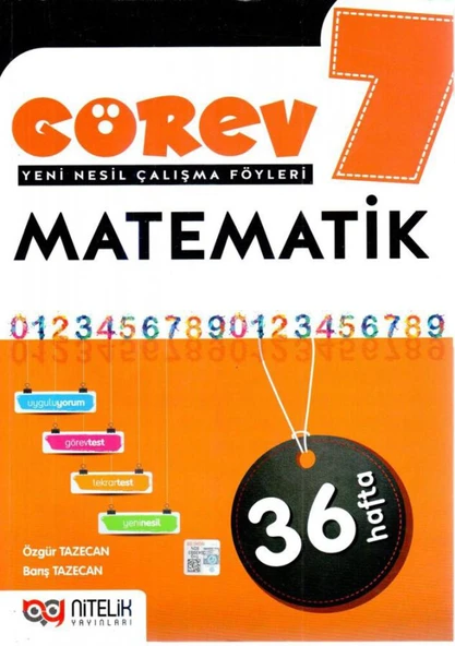 Nitelik 7.Sınıf Matematik Görev Yeni Nesil Çalışma Föyleri