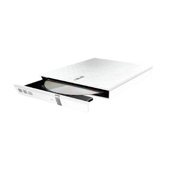 ASUS 8x SDRW-08D2S-U Beyaz USB 2.0 Slim Harici DVD Yazıcı