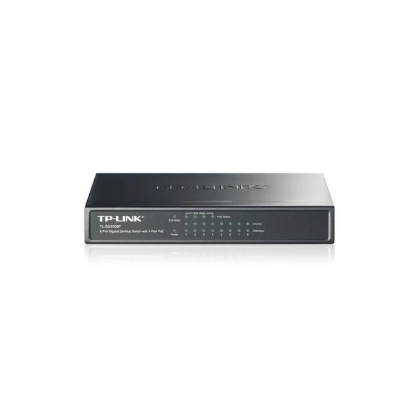 Tp-Link TL-SG1008P 8 Port 4 Port Poe+ 10-100-1000 Mbps Switch  Çelik Kasa