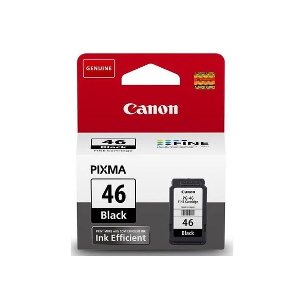 Canon PG-46 Siyah Mürekkep Kartuş