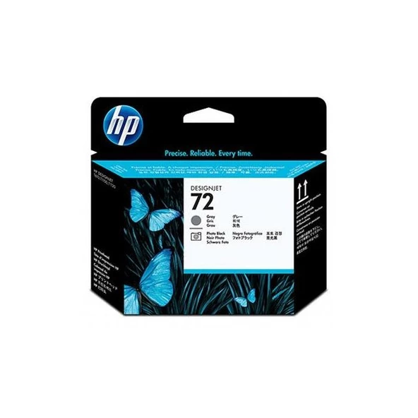 HP 72 Black-Gray Siyah-Gri Baskı Kafası C9380A