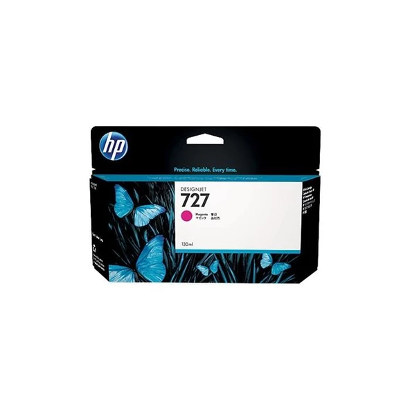 HP 727 Magenta Kırmızı 130ML Plotter Kartuşu B3P20A ürün görseli 1