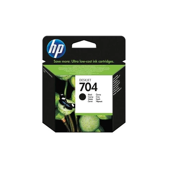 HP 704 Black Siyah Kartuş CN692AE