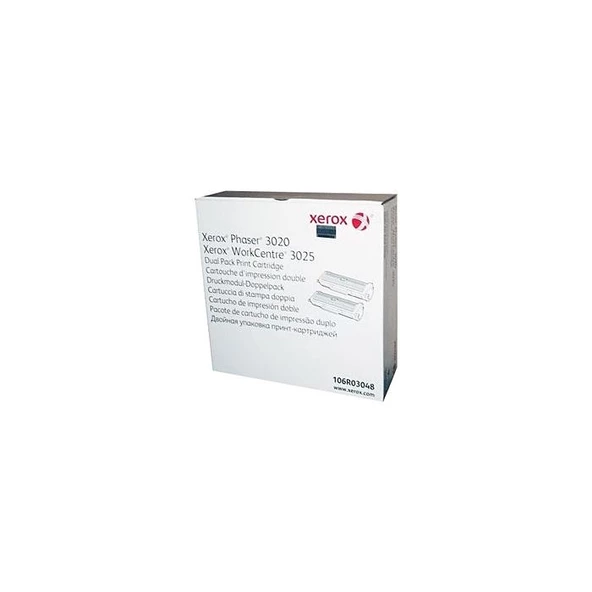 Xerox 106R03048 Phaser 3020-WC3025 Dual Pack Toner 2x1500 Sayfa