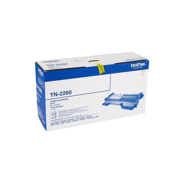 Brother TN-2260 1.200 Sayfa Black Siyah Toner HL-2240-2250-2270 DCP-7060-7065 MFC-7290-7360-7470-786