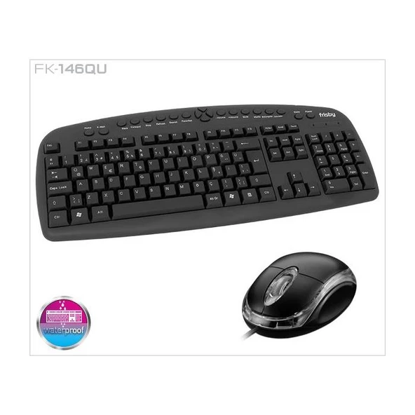 Frisby FK-146QU USB Klavye USB Mouse Set