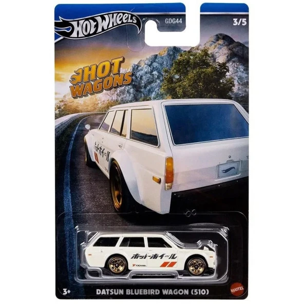 Hot Wheels Premium Hot Wagons Datsun BlueBird Wagon (510) HRR88