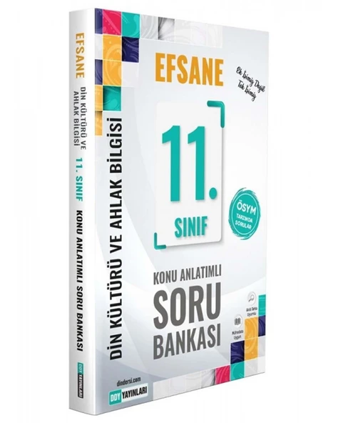 Ddy 11. Sınıf Din Kültürü ve Ahlak Bilgisi Efsane Konu Anlatımlı Soru Bankası DDY Yayınları