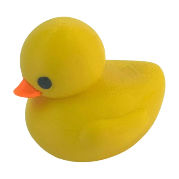 3D Minik Sevimli Yüzen Ördek Model Oyuncak - Sarı ürün görseli 1