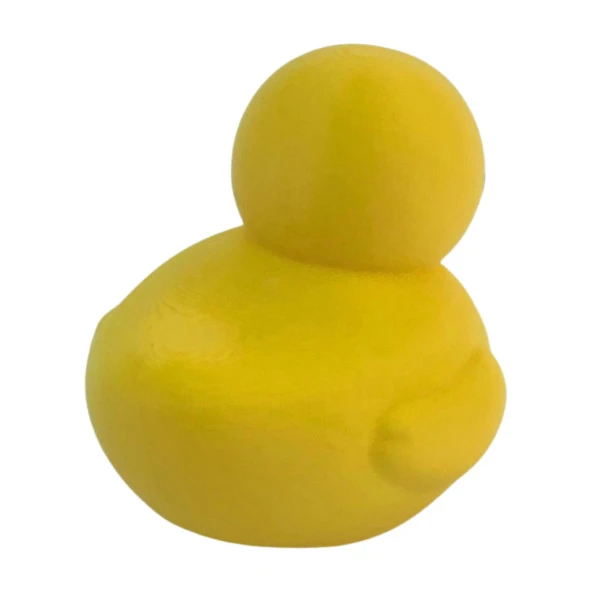3D Minik Sevimli Yüzen Ördek Model Oyuncak - Sarı - Resim 7
