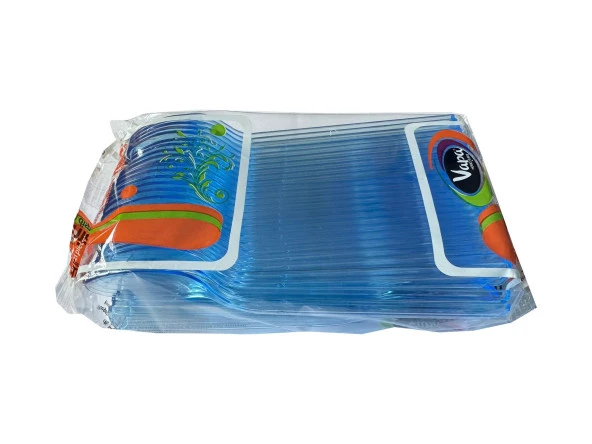 Vapa Plastik Şeffaf Sup Kaşık - Tatlı Kaşığı - 100 Adetlik Paket