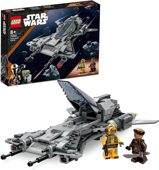 LEGO® Star Wars™ Korsan Snub Fighter 75346-8 Yaş ve Üzeri için İnşa Edilebilen Starfighter İçeren Yaratıcı Oyuncak Yapım
