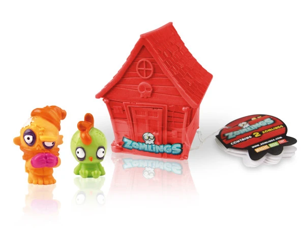 Zomlings İkili Figür Ve Kırmızı Ev Seri 1 P00971