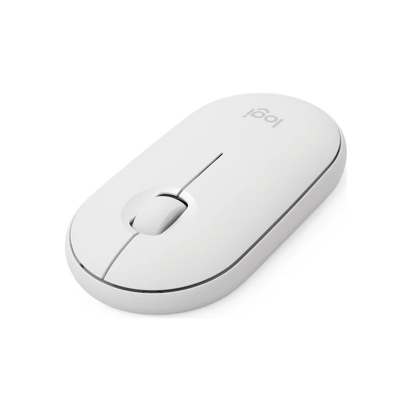 Logitech Pebble M350 Sessiz Kablosuz Kompakt Mouse - Beyaz