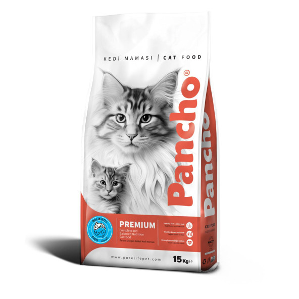 PANCHO PREMİUM BALIKLI KEDİ MAMASI 15 KG